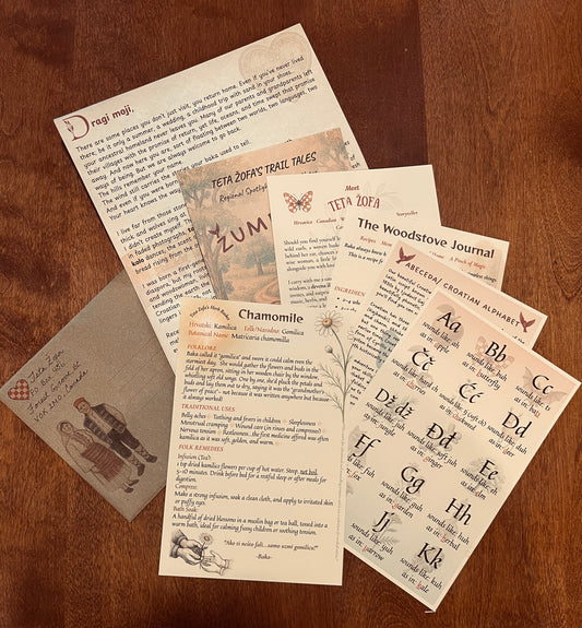 Teta Žofa's Adventure Letters
